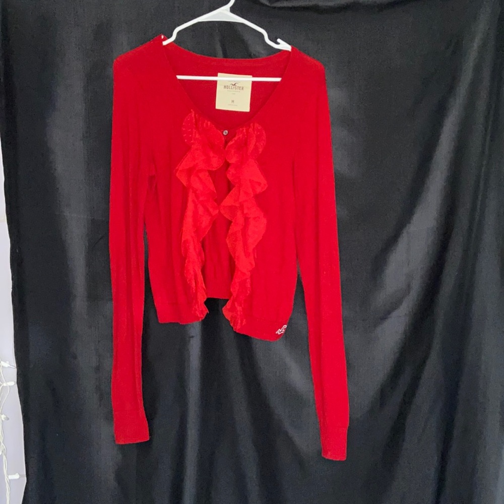 Hollister sweater, red